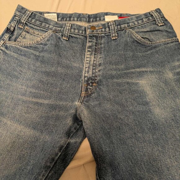 Dickies Jeans Men's Size 36" x 26" Fire Resistant Medium Wash Pullon Denim - Picture 2 of 16
